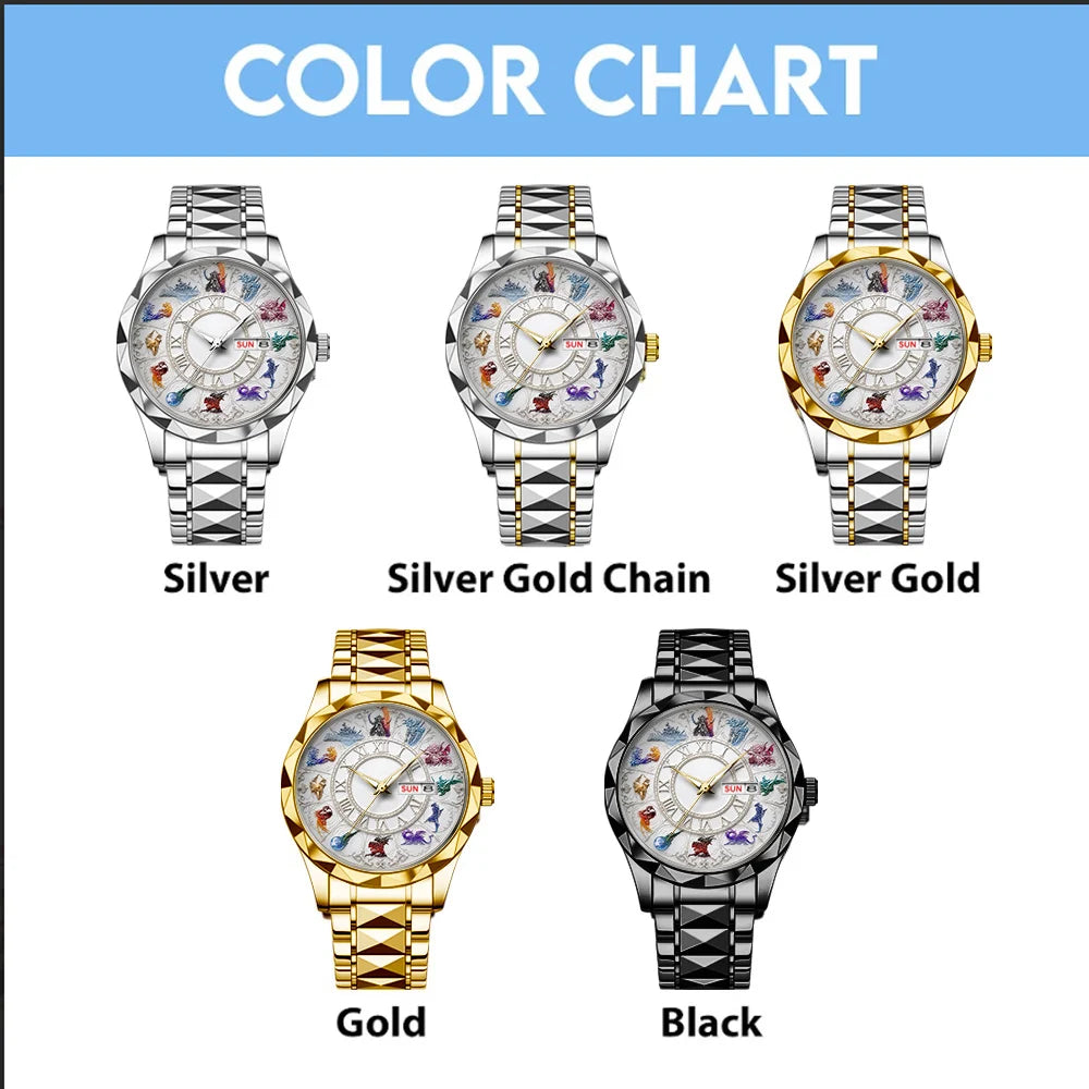 Final Fantasy Alloy Luxury Quartz Watch - GNE8385