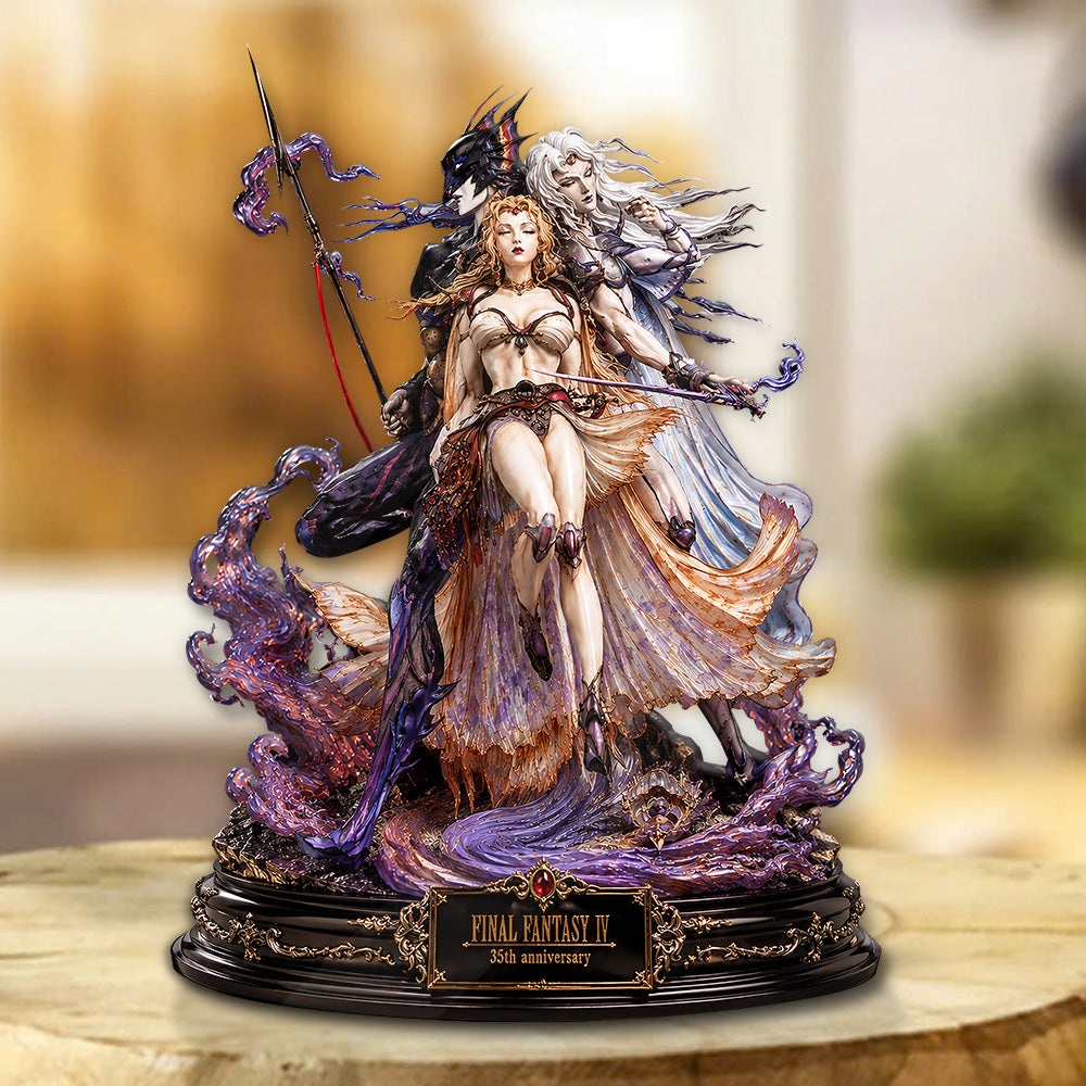 Final Fantasy IV 35th Anniversary Custom Shape Acrylic Plaque – GNE7798