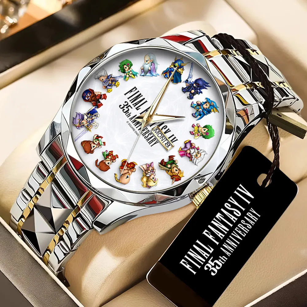 Final Fantasy IV 35th Anniversary Alloy Luxury Quartz Watch - GNE7869