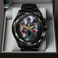 Final Fantasy VII Revelation Black Stainless Steel Watch - GNE6895
