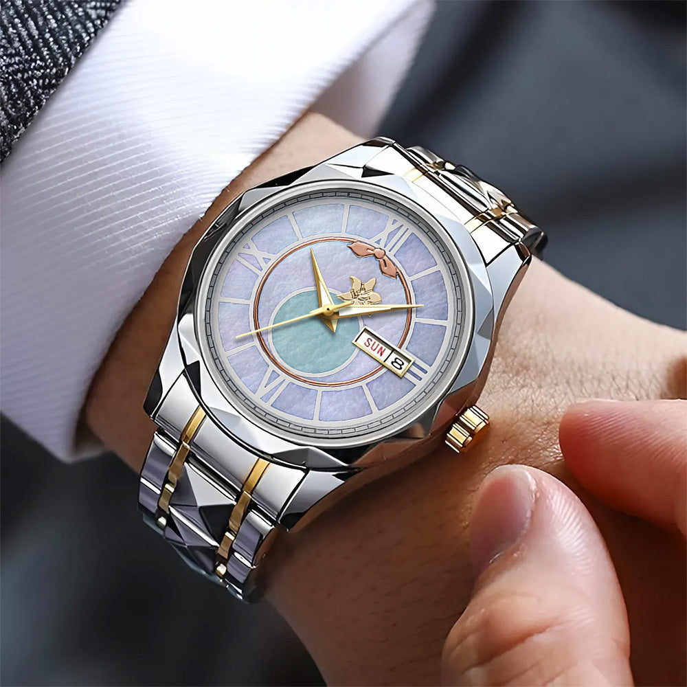 Final Fantasy VII x Aerith Gainsborough Alloy Luxury Quartz Watch - GNE6538
