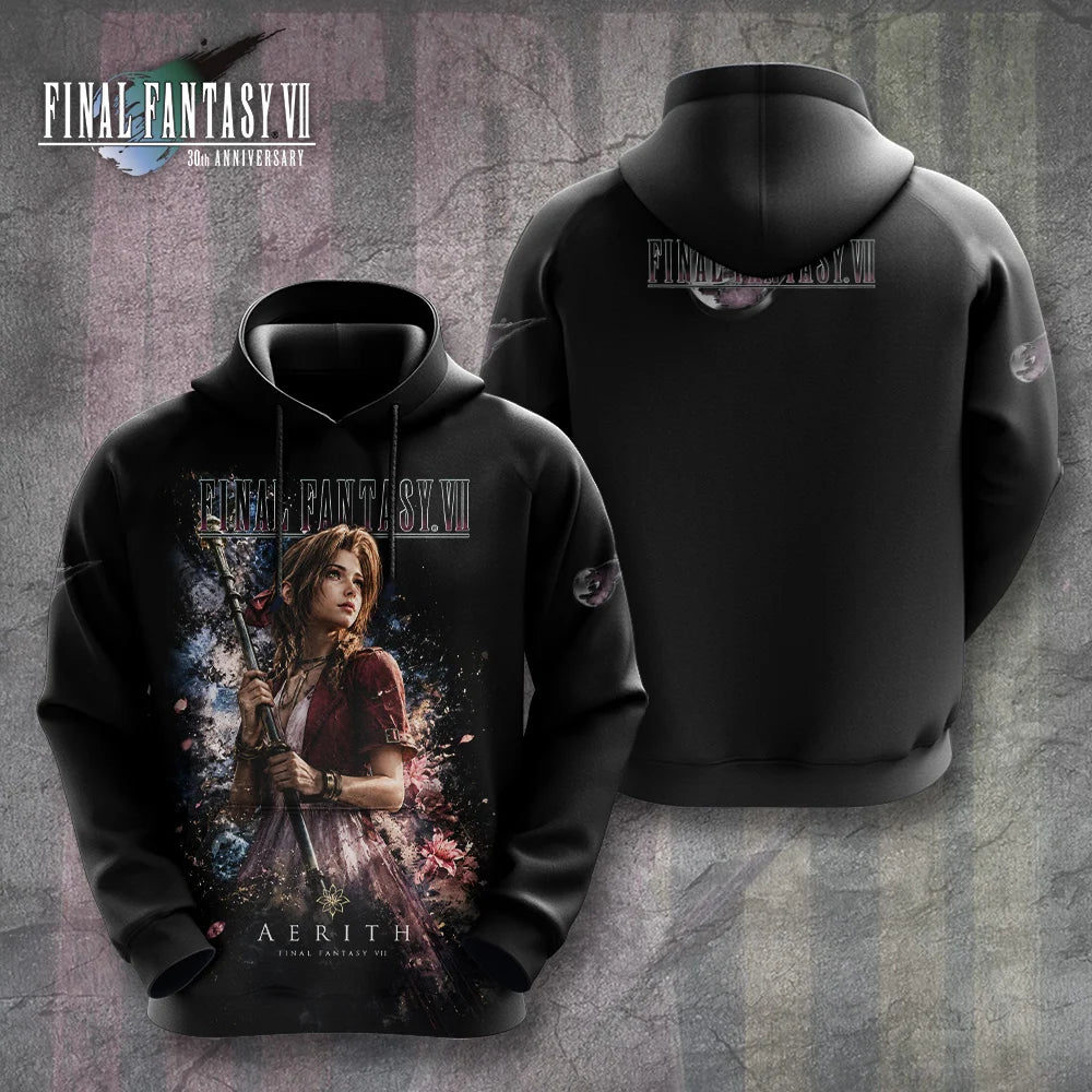 Final Fantasy VII x Aerith Gainsborough 30th Anniversary 3D Apparel – GNE8442