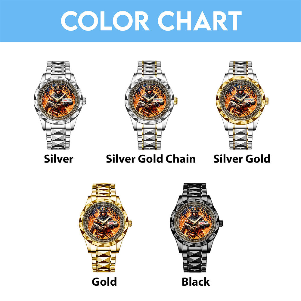 Firefighter Alloy Luxury Quartz Watch - TANTN 14863