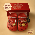 Firefighter Crocs Charm