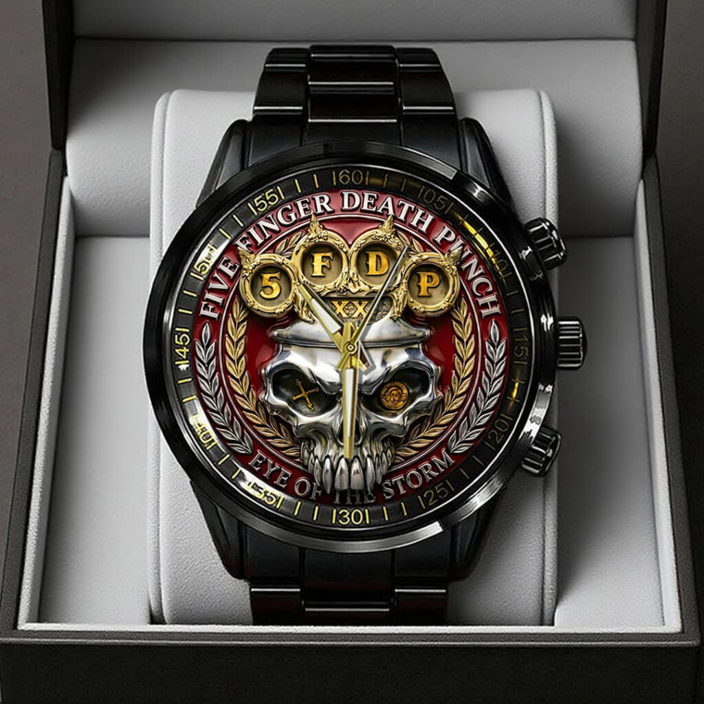 Five Finger Death Punch Black Stainless Steel Watch - TANTN24144