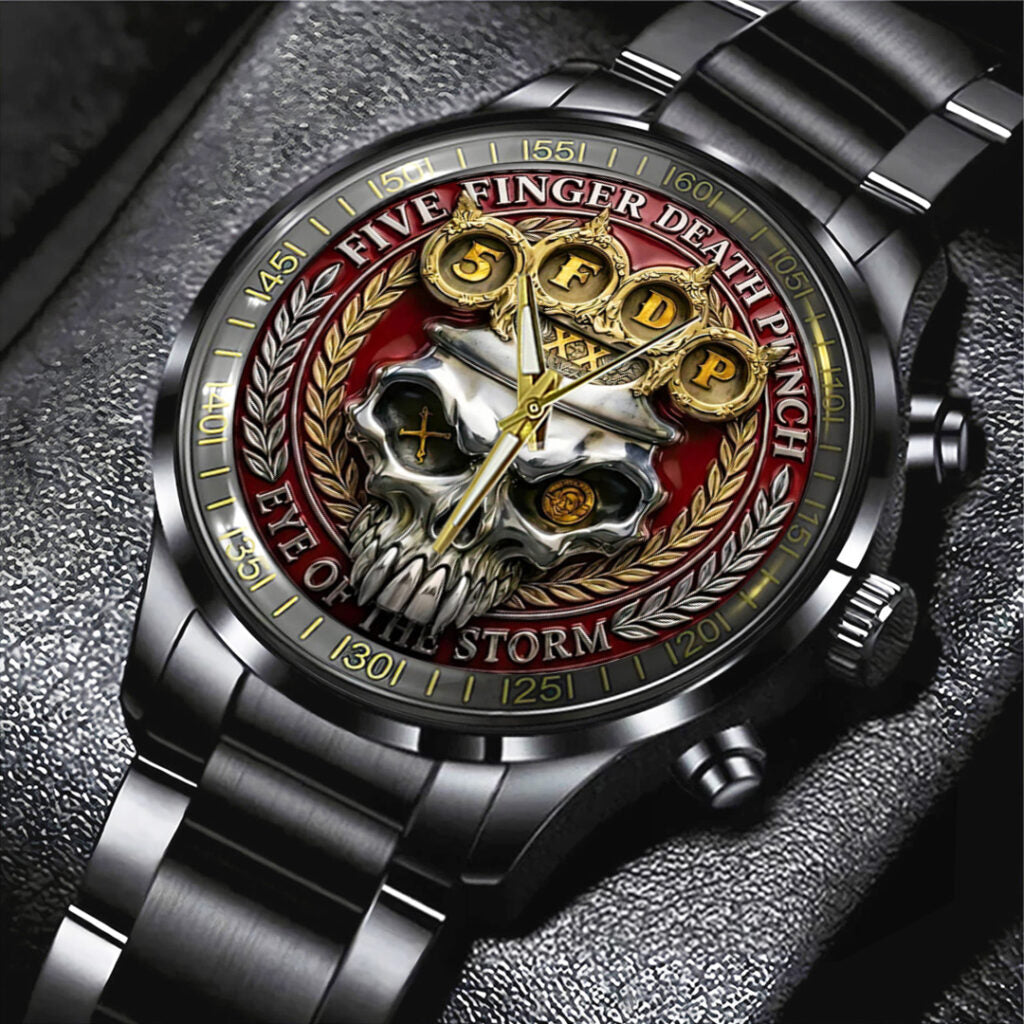 Five Finger Death Punch Black Stainless Steel Watch - TANTN24144