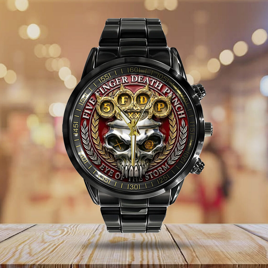 Five Finger Death Punch Black Stainless Steel Watch - TANTN24144