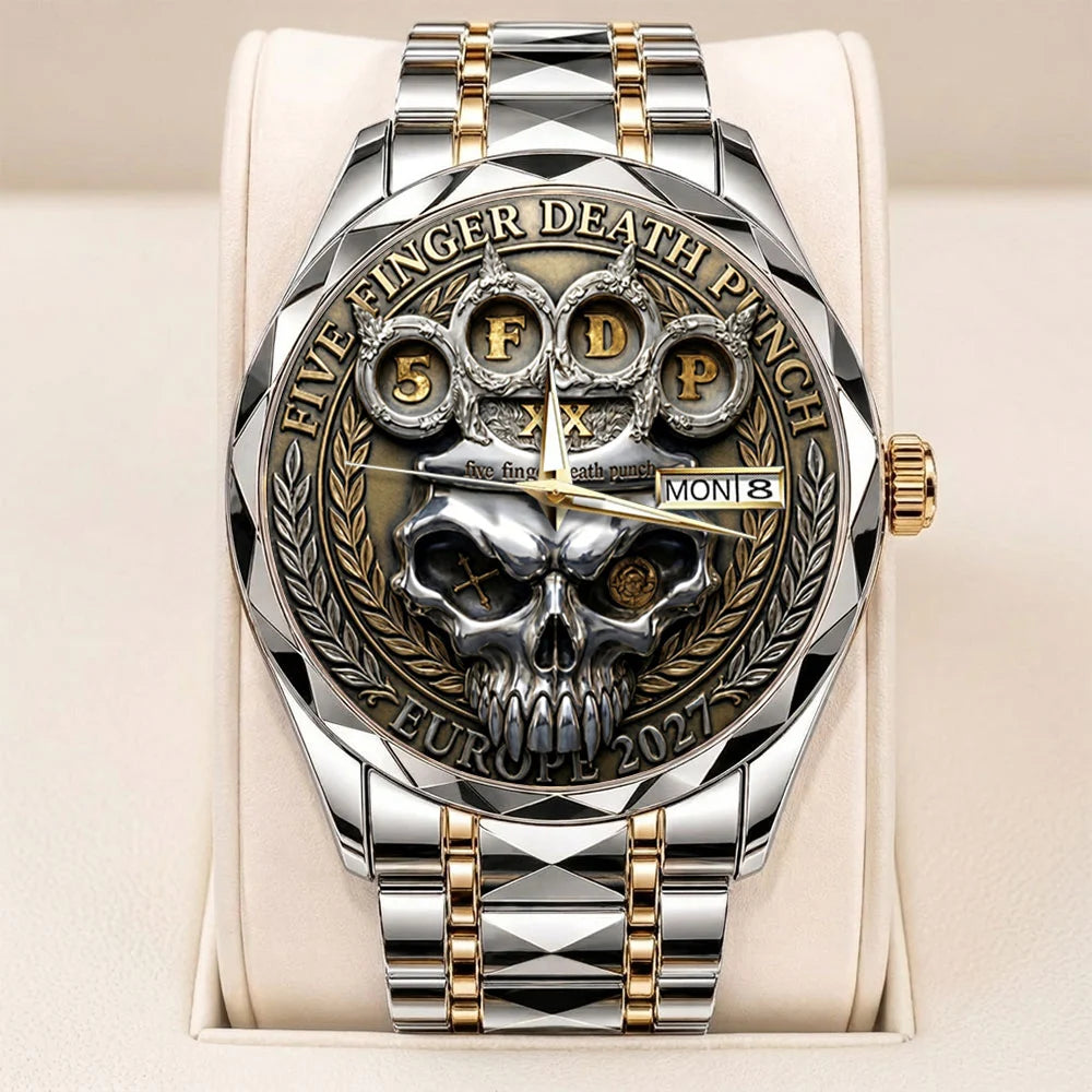 Five Finger Death Punch Tour 2027 Alloy Luxury Quartz Watch - TANTN25050