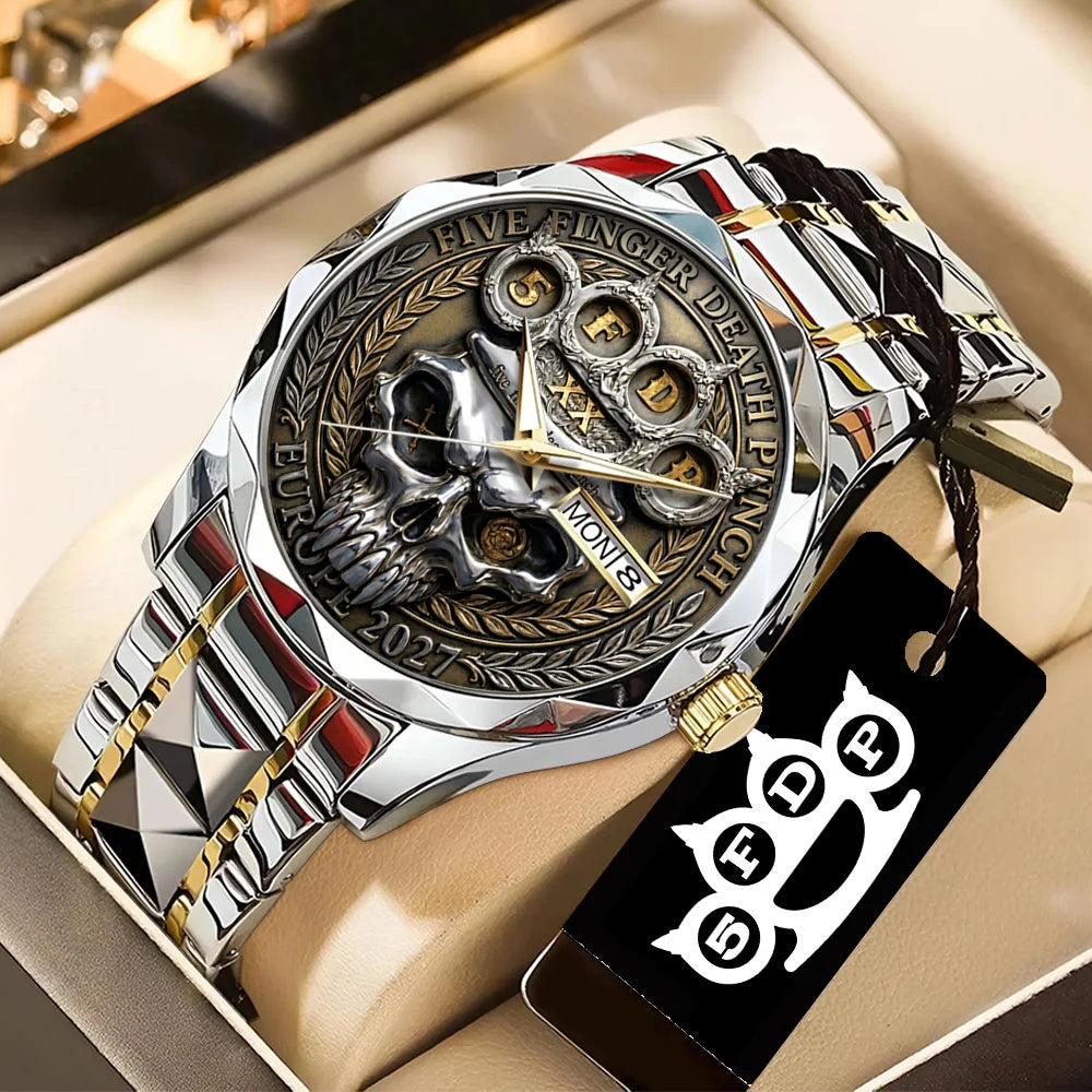 Five Finger Death Punch Tour 2027 Alloy Luxury Quartz Watch - TANTN25050