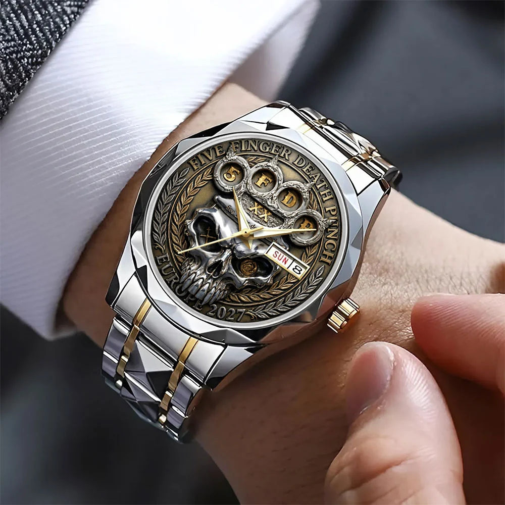 Five Finger Death Punch Tour 2027 Alloy Luxury Quartz Watch - TANTN25050