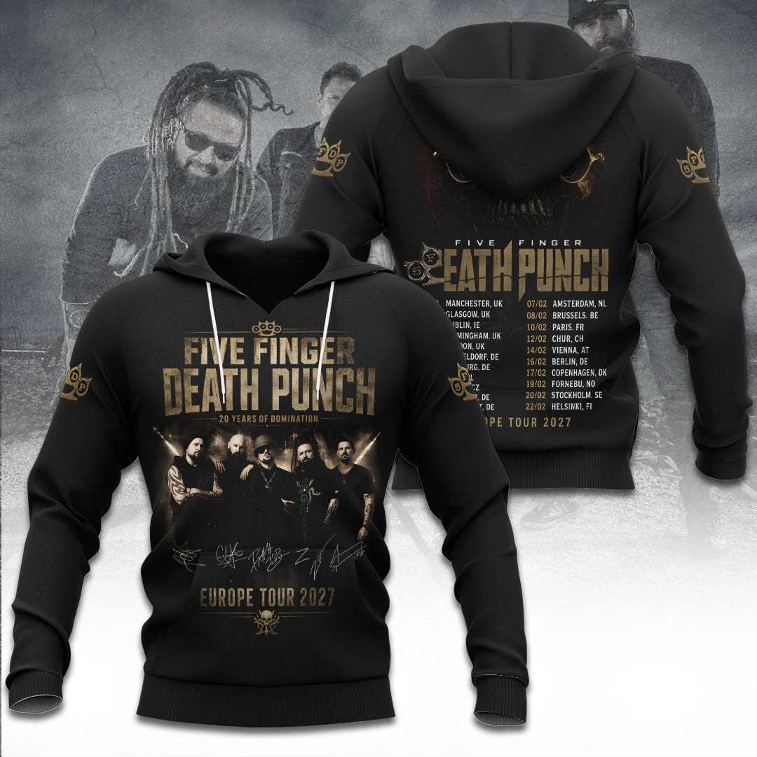 Five Finger Death Punch Tour 2027 3D Apparel – TANTN25329