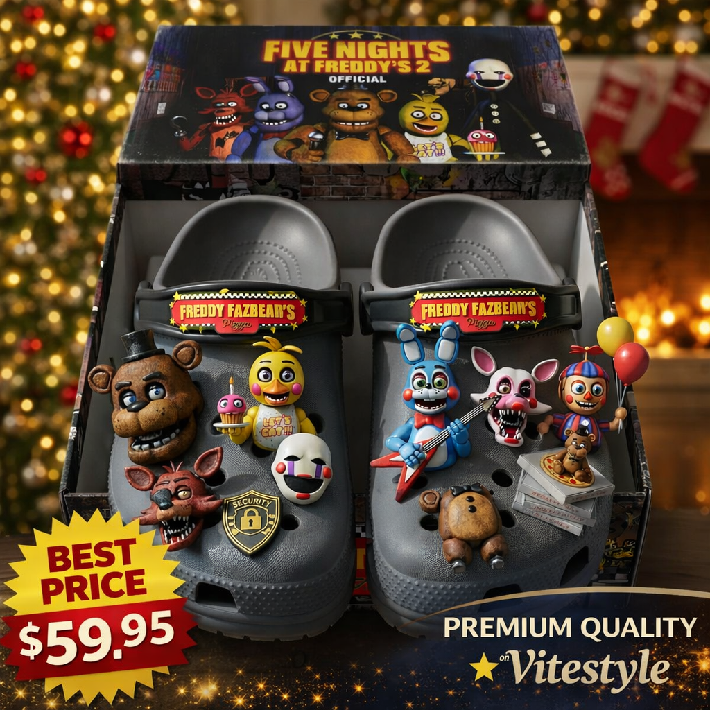 Five Nights at Freddy Crocs Charms