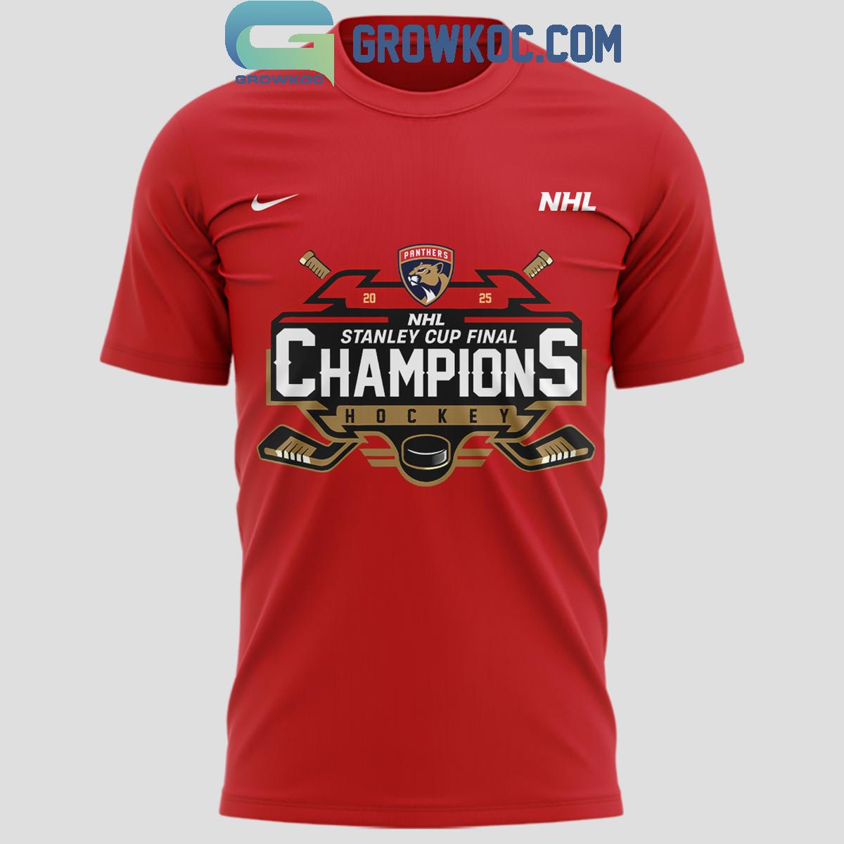 Florida Panthers 2025 Stanley Cup Champions Back To Back Hoodie T Shirt