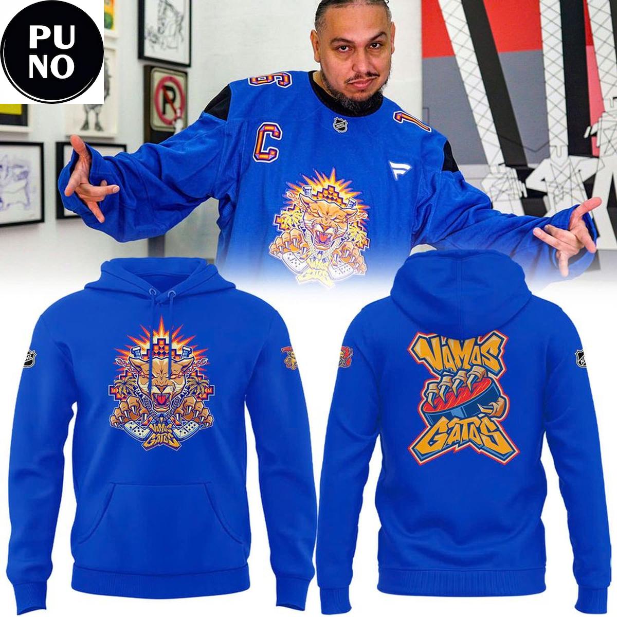 Florida Panthers x Vamos Gatos 2026 Hoodie T-Shirt