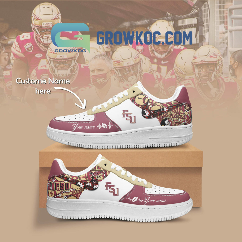 Florida State Seminoles Personalized Air Force 1 Shoes