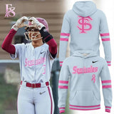 Florida State Seminoles Softball Paint it Pink Hoodie