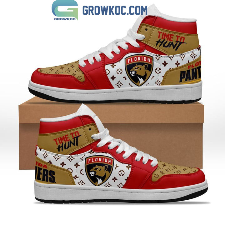 Florida Panthers Time To Hunt Air Jordan 1 Shoes