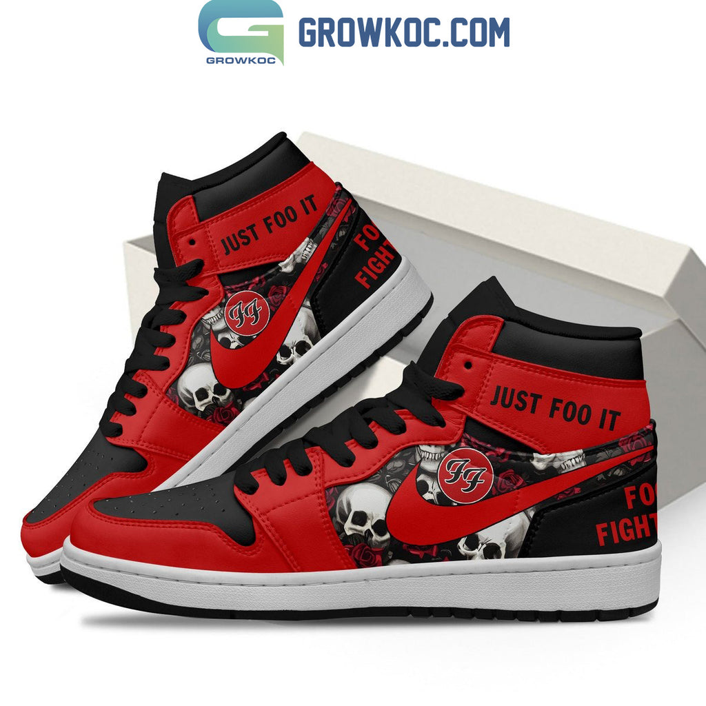 Foo Fighters Just Foo It Air Jordan 1 Shoes