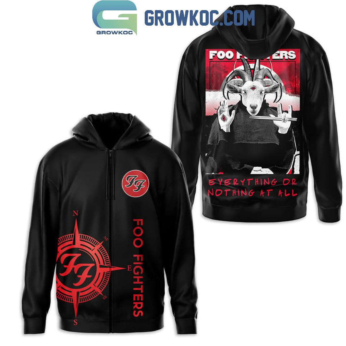 Foo Fighters Everything Or Nothing At All Goat 2024 Hoodie T-Shirt
