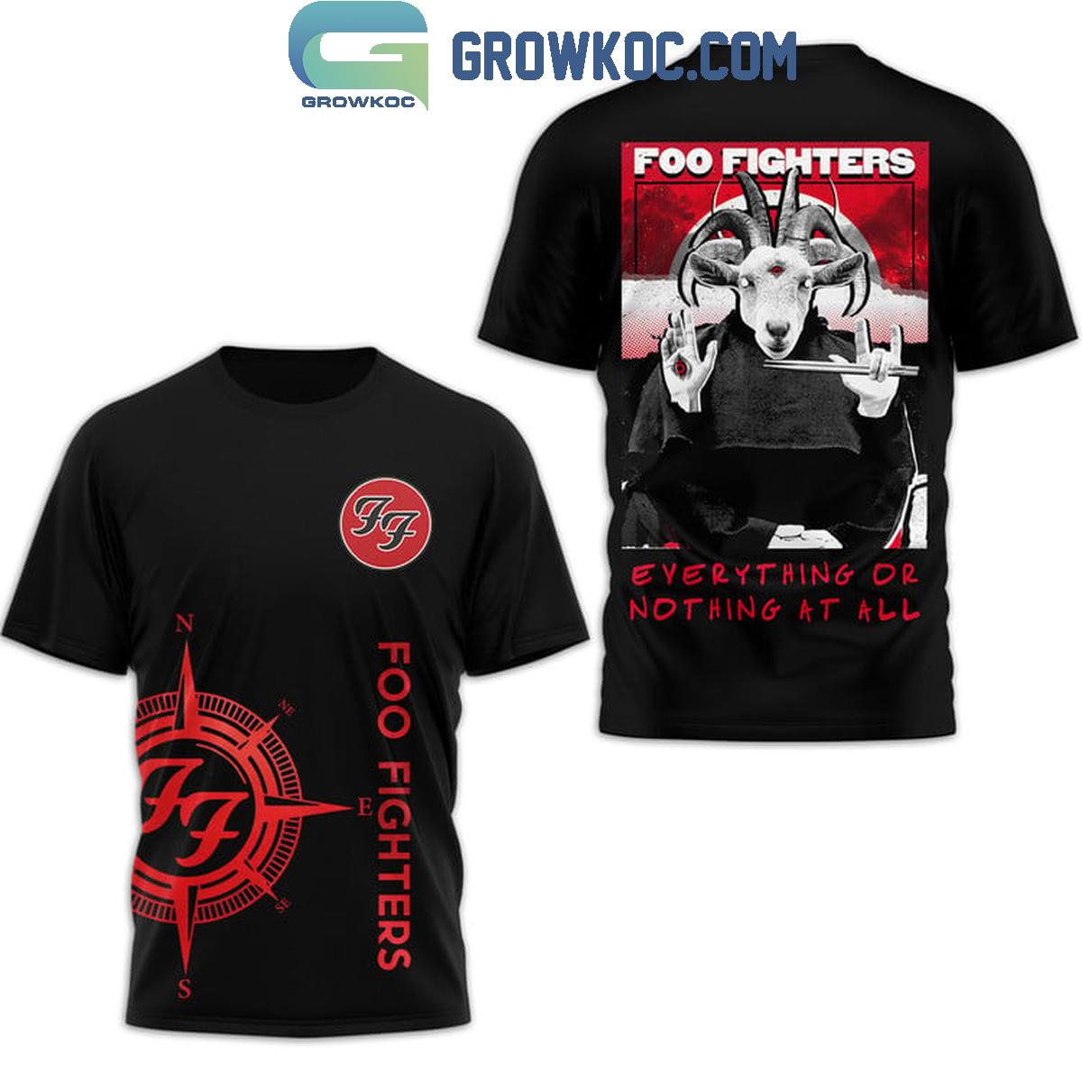 Foo Fighters Everything Or Nothing At All Goat 2024 Hoodie T-Shirt