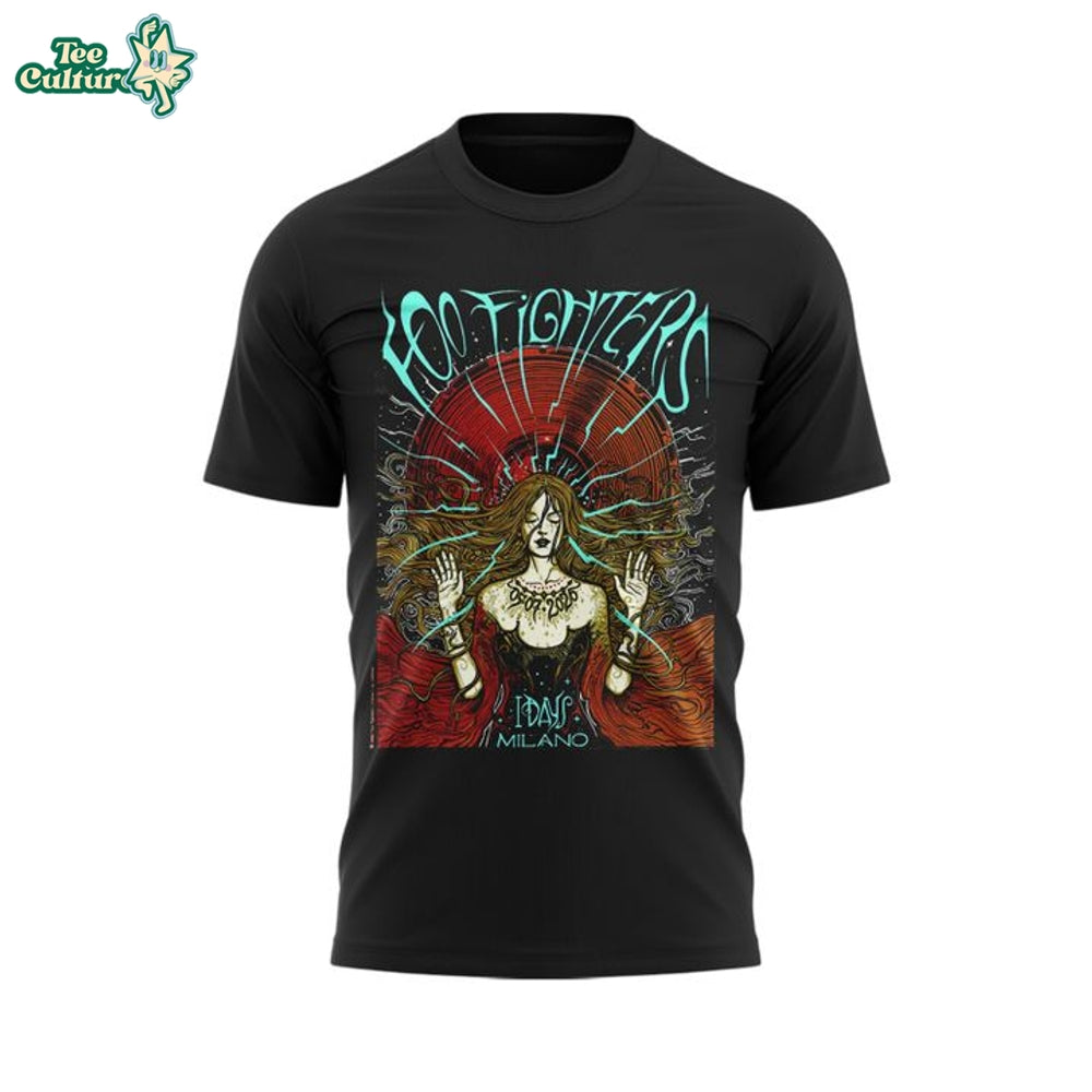 Foo Fighters I-Days Milano 2026 Concert Tour Limited Edition T-Shirt