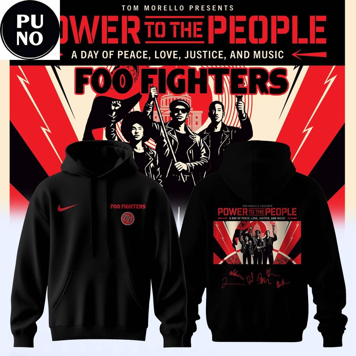 Foo Fighters Power To The People 2026 Hoodie