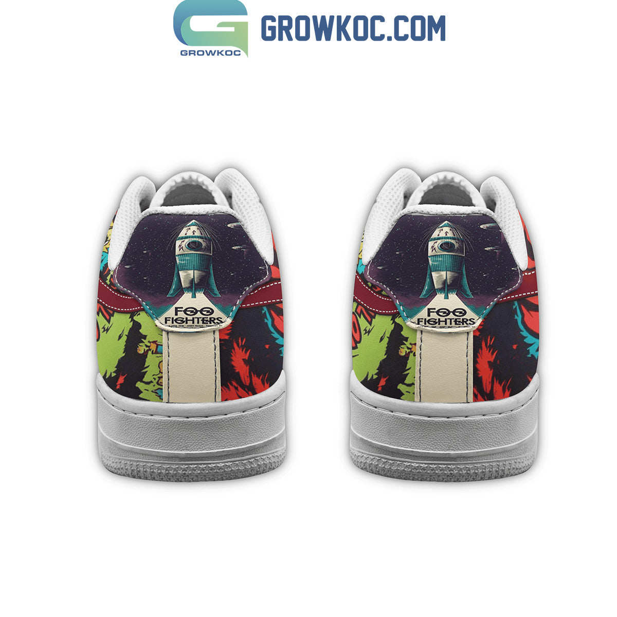 Foo Fighters Studio 666 Fan Air Force 1 Shoes