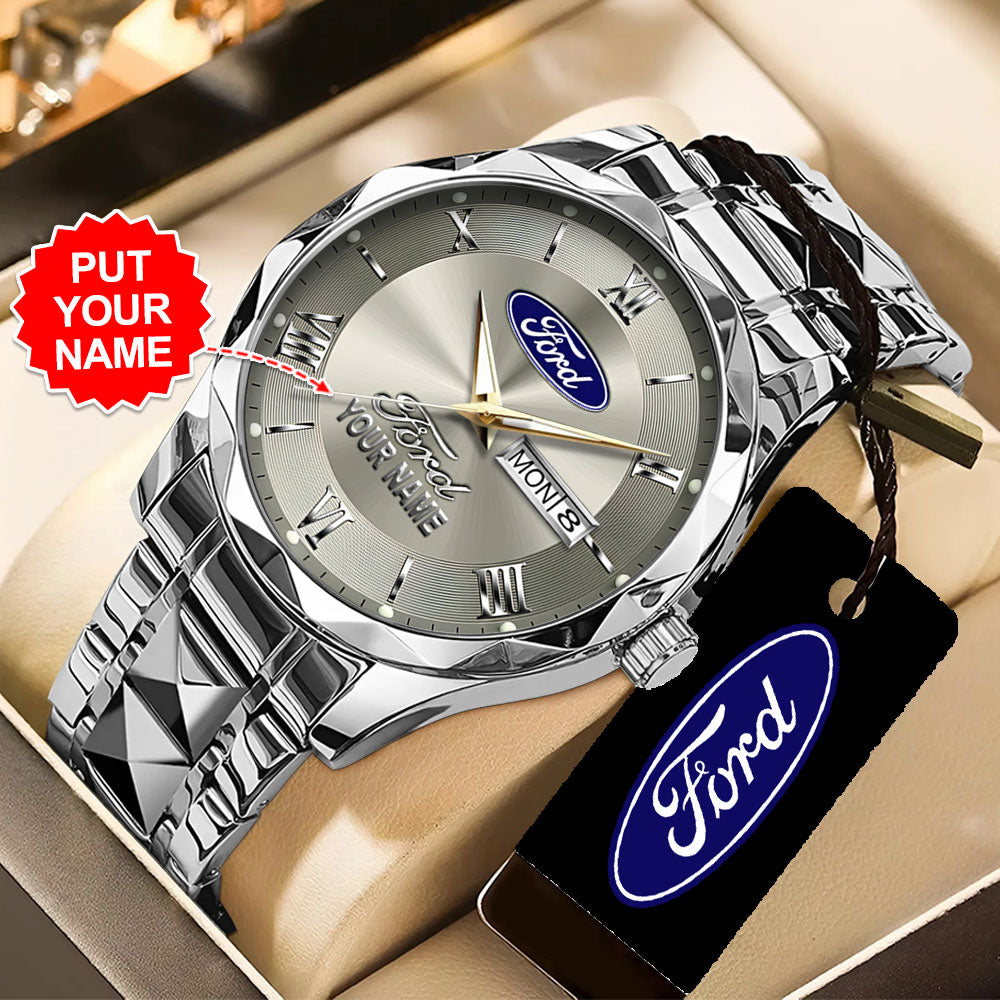 Personalized Ford Alloy Luxury Quartz Watch - TANTN20928