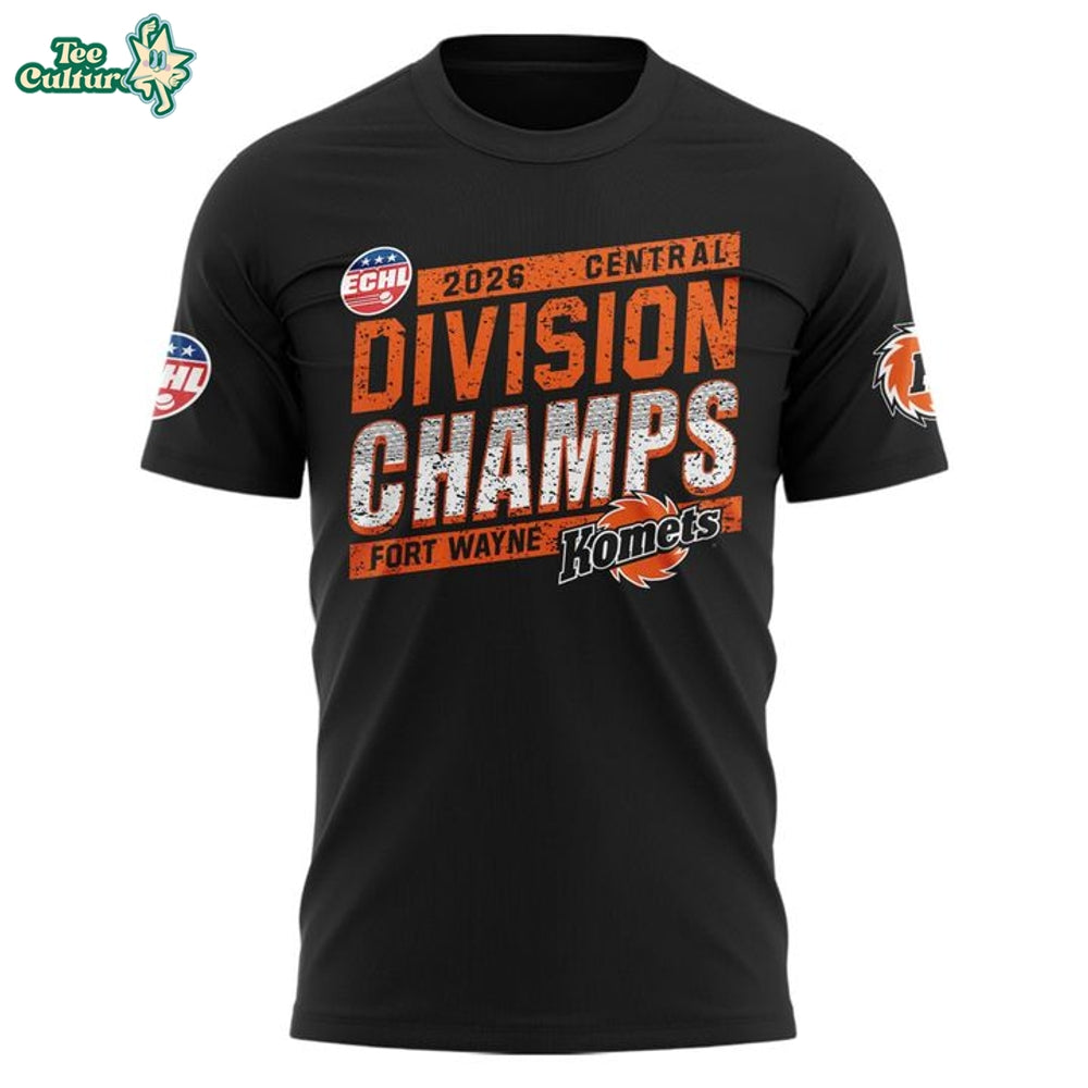 Fort Wayne Komets Central Division Champions 2026 Shirt