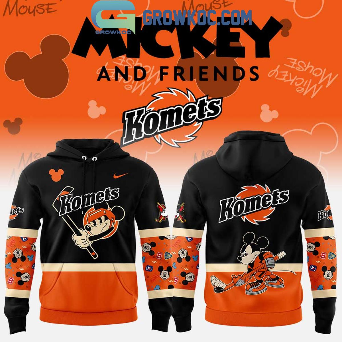 Fort Wayne Komets Mickey And Friends Hoodie T Shirt
