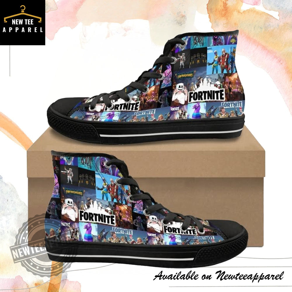 Fortnite Game Canvas High Top Sneakers