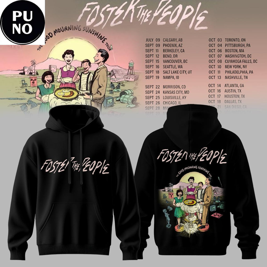 Foster The People The Good Mourning Sunshine Tour 2026 Hoodie T-Shirt