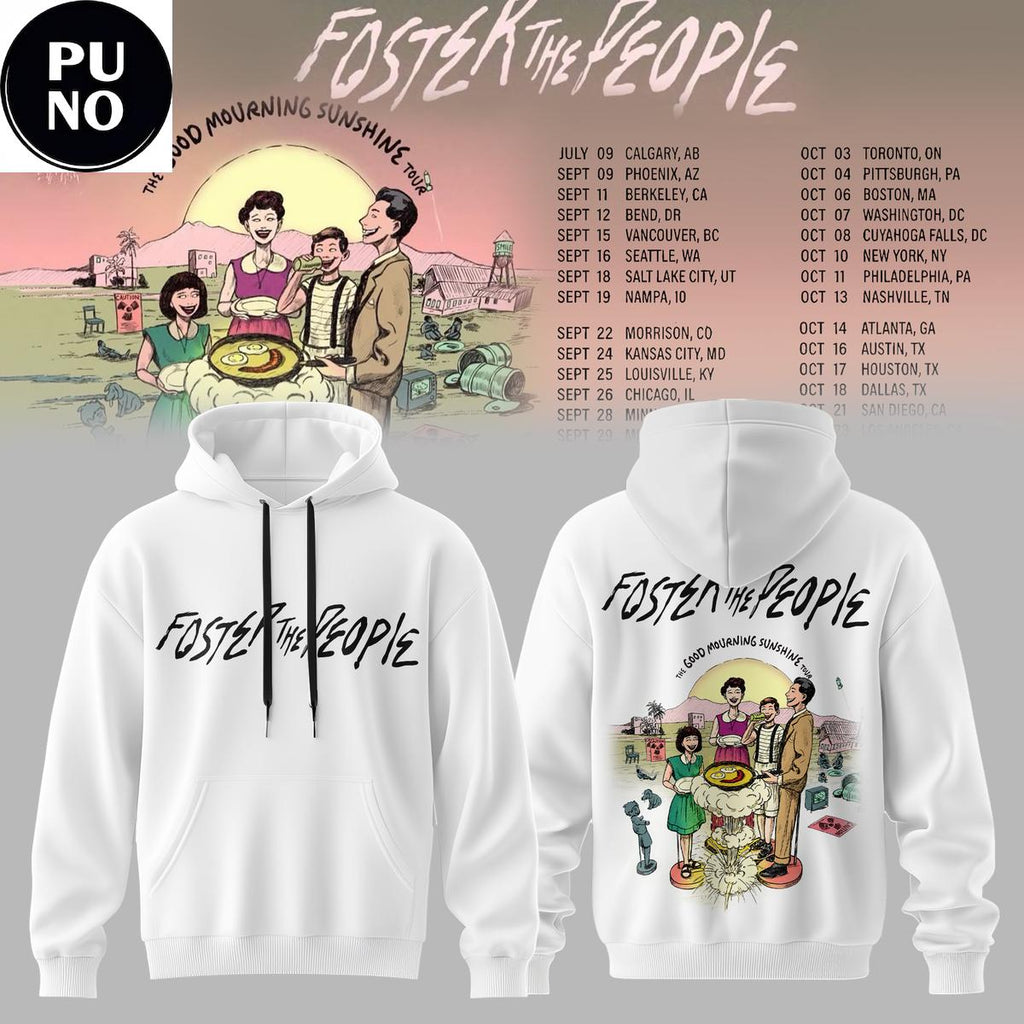 Foster The People The Good Mourning Sunshine Tour 2026 Hoodie T-Shirt
