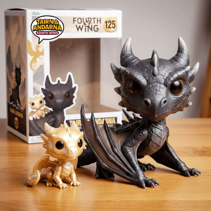 Fourth Wing Tairn and Andarna Dual Dragon Pop! Figure Doll