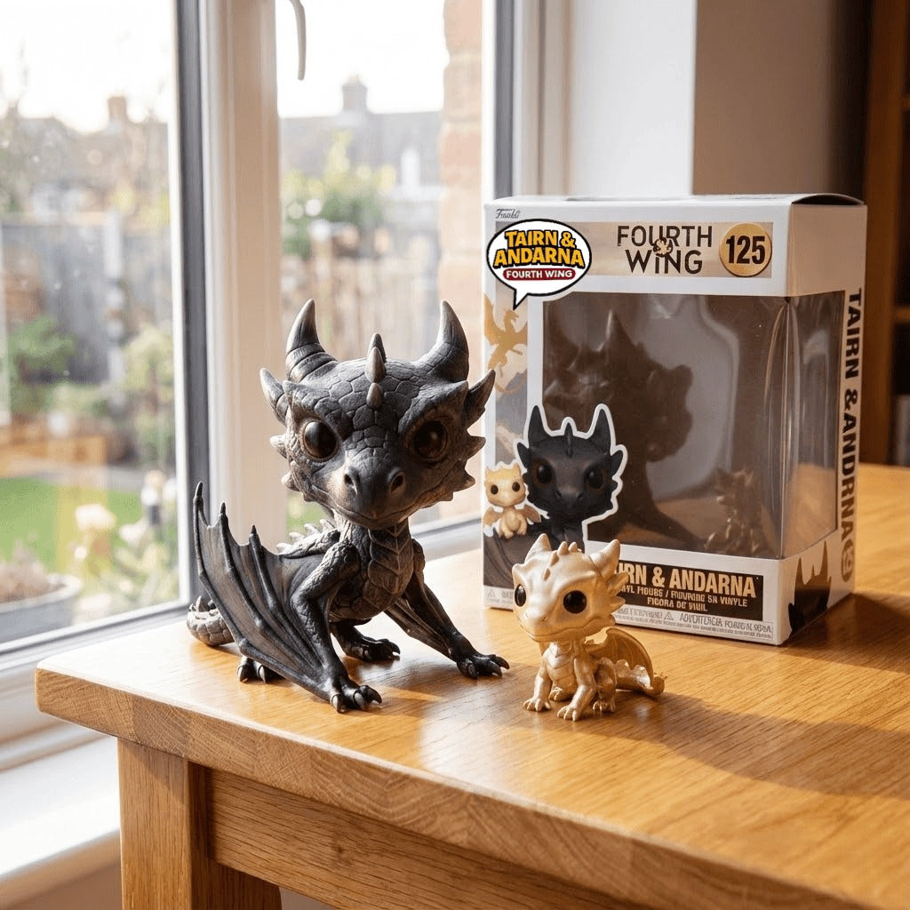 Fourth Wing Tairn and Andarna Dual Dragon Pop! Figure Doll