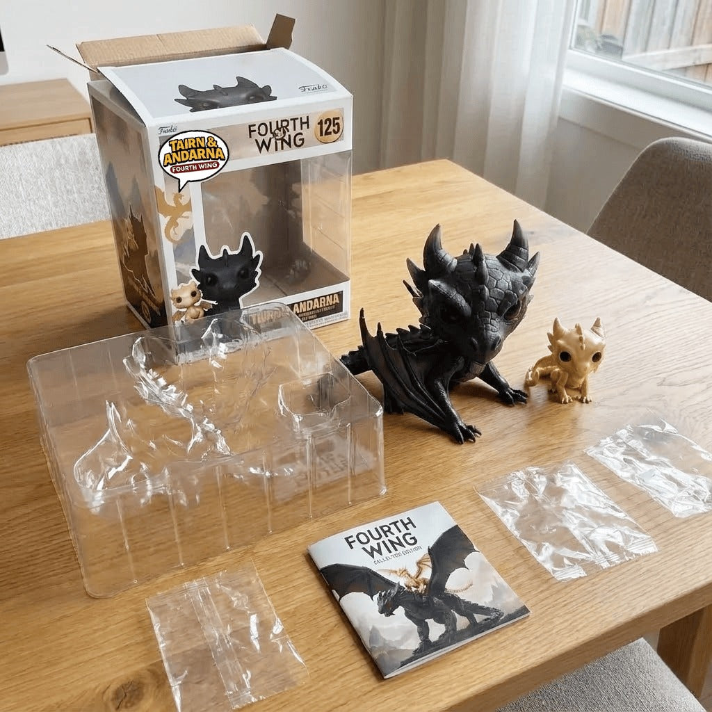 Fourth Wing Tairn and Andarna Dual Dragon Pop! Figure Doll