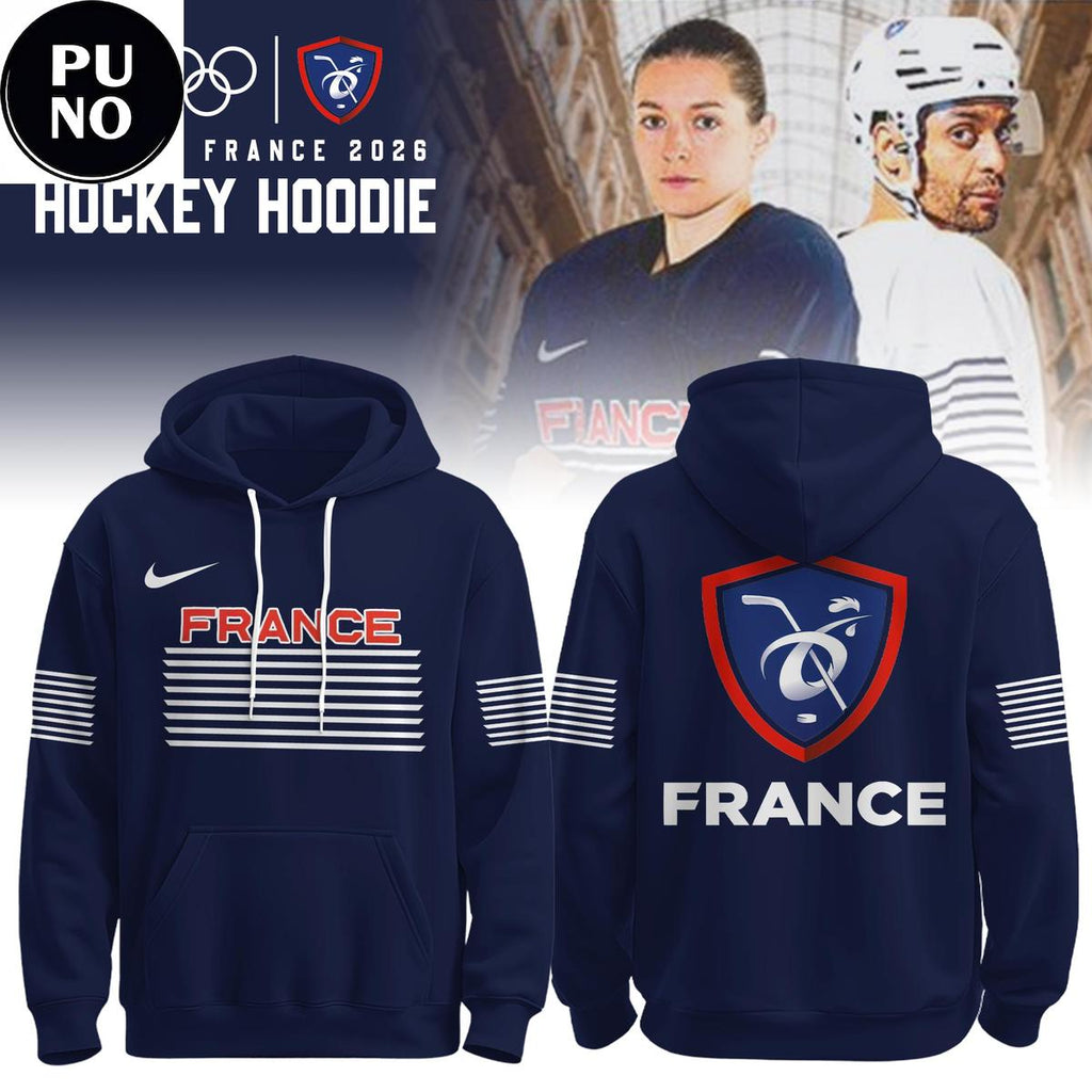 France Hockey Team 2026 Olympics Hoodie T-Shirt