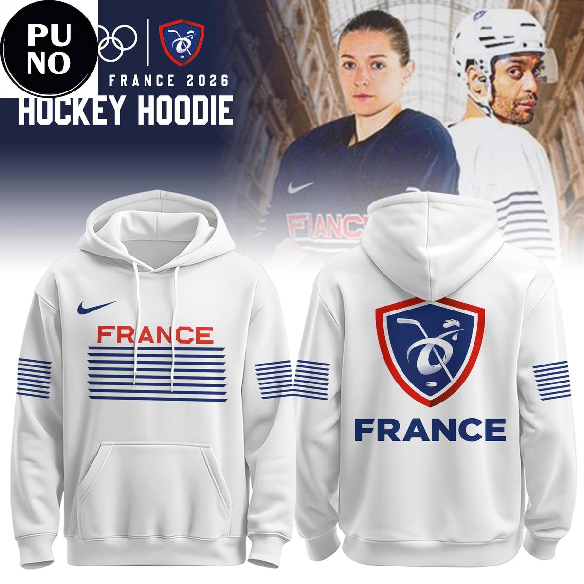France Hockey Team 2026 Olympics Hoodie T-Shirt