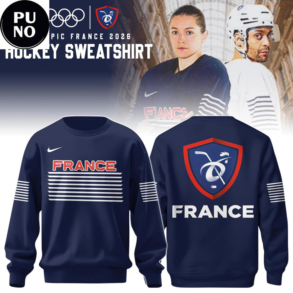 France Hockey Team 2026 Olympics Hoodie T-Shirt