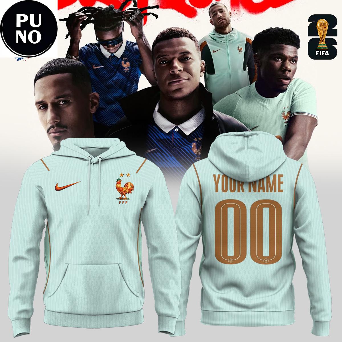 France Soccer Team FIFA World Cup 2026 Personalized Hoodie T-Shirt