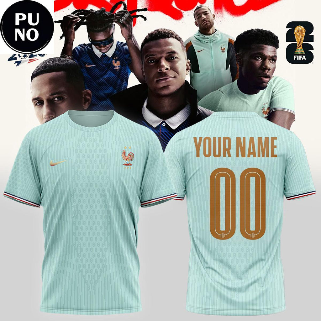 France Soccer Team FIFA World Cup 2026 Personalized Hoodie T-Shirt