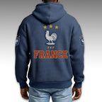 France World Cup 2026 Waffle Quarter Zip Hoodie