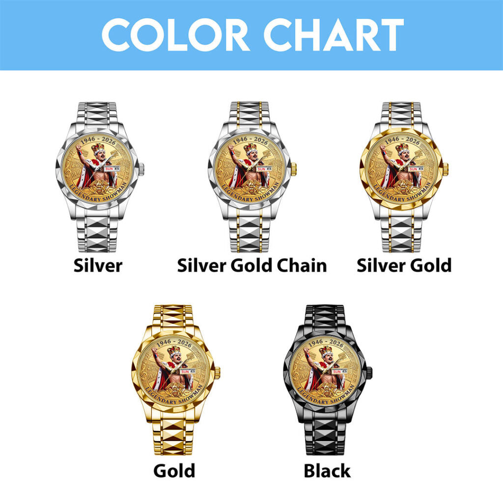 Freddie Mercury 80th Anniversary 2026 Alloy Luxury Quartz Watch - TMTHU5401