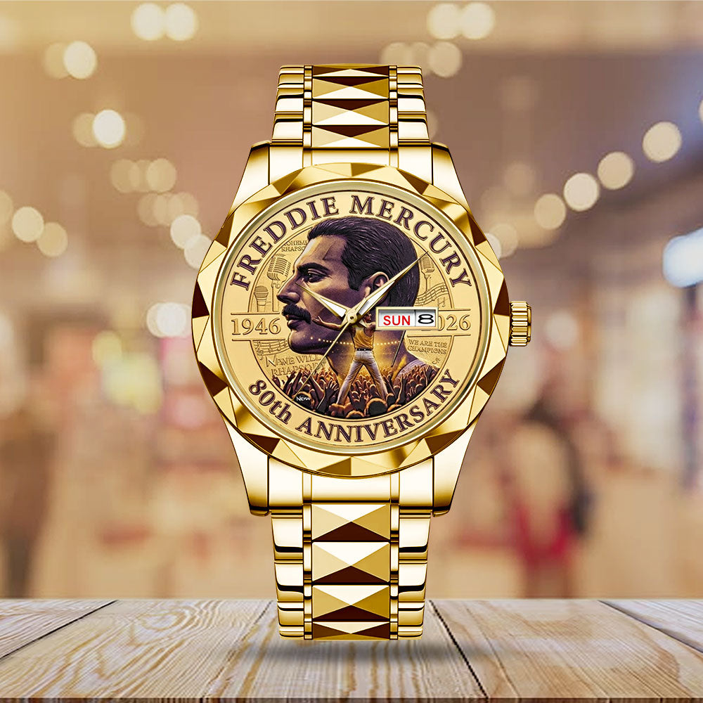 Freddie Mercury 80th Anniversary 2026 Alloy Luxury Quartz Watch - TMTHU5536