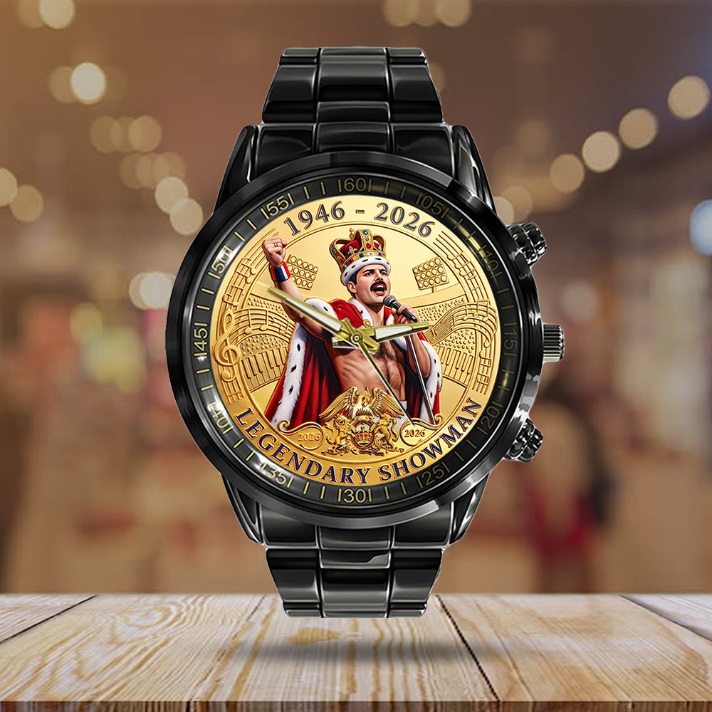 Freddie Mercury 80th Anniversary 2026 Black Stainless Steel Watch - TMTHU5400
