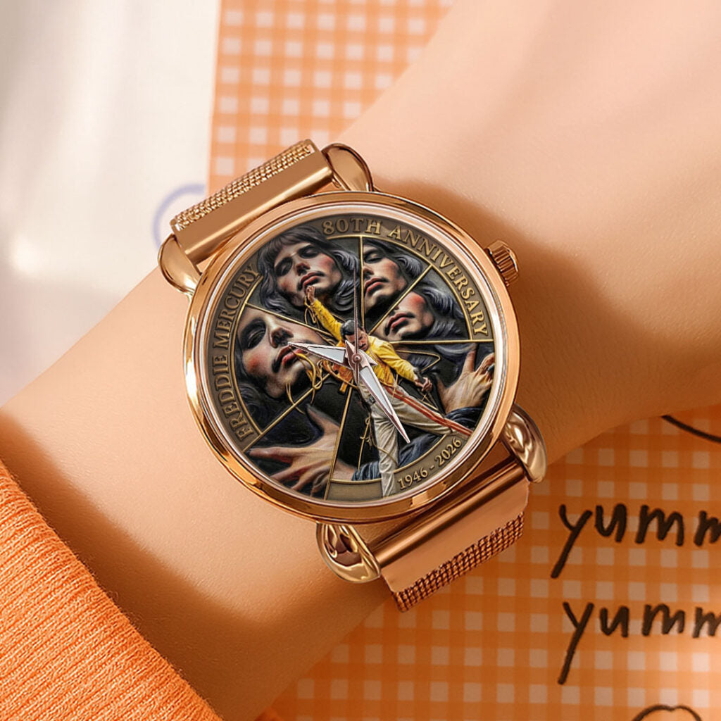 Freddie Mercury 80th Anniversary 2026 Mesh Strap Quartz Watch - TMTHU4518