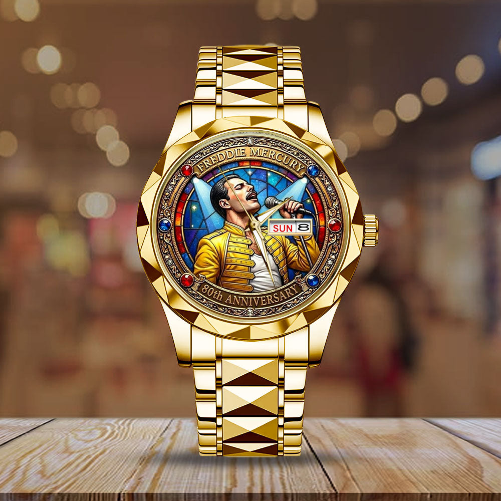 Freddie Mercury 80th Anniversary Alloy Luxury Quartz Watch - TMTHU3179