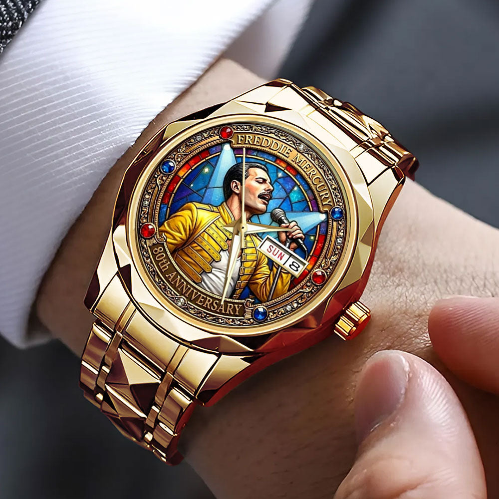 Freddie Mercury 80th Anniversary Alloy Luxury Quartz Watch - TMTHU3179