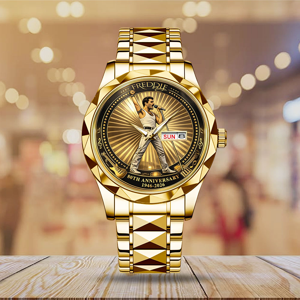 Freddie Mercury 80th Anniversary Alloy Luxury Quartz Watch - MAITM14254