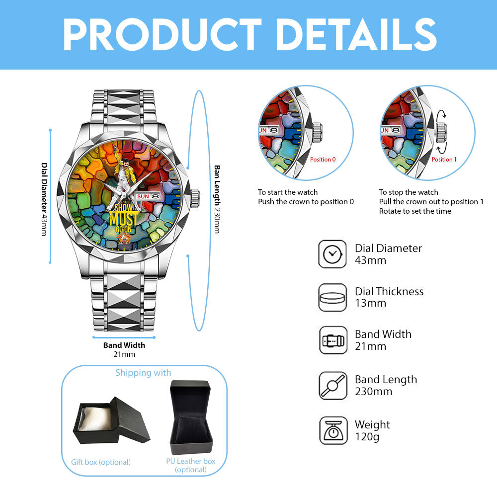 Freddie Mercury Alloy Luxury Quartz Watch - MAITM12583
